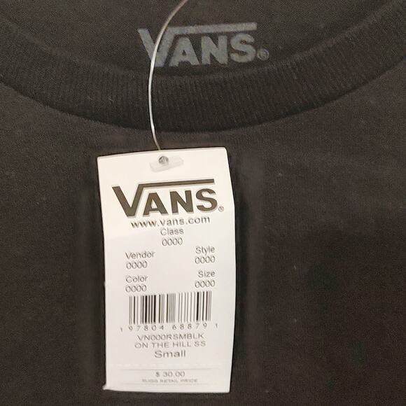 Vans House of Vans Black T-Shirt Size Small VN000RSMBLK - Picture 9 of 13